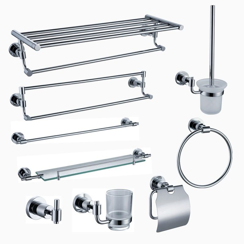 bathroom accessories  chrome